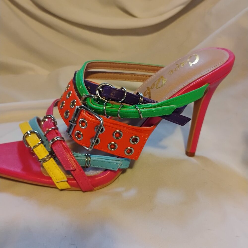 Cape Robbin Stiletto Heeled Mules – Chic Slip-On Style (Rasia-2) Size 8 - Picture 7 of 10